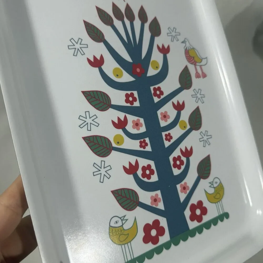 Ikea VINTERFINT Decorative Tray, Christmas-themed, 11x7